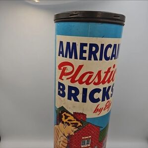 CLEARANCE  American Plastic Bricks by Elgo Vintage Toy